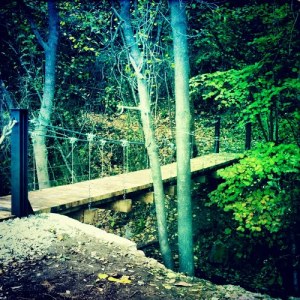 Puente colgante Canoves